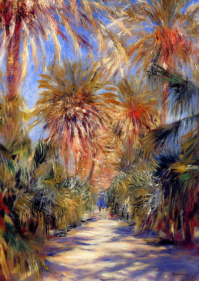 Algiers, the Garden of Essai Art Print 1881 by Pierre-Auguste Renoir (6 Sizes)
