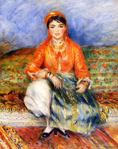 Algerian Girl painting print by Pierre-Auguste Renoir (1881)