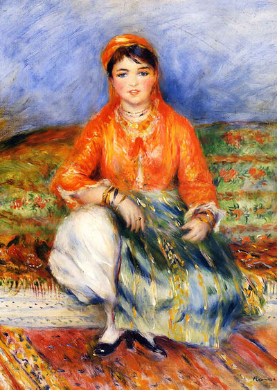 Algerian Girl 1881 Painting by Pierre-Auguste Renoir Art Print (6 Sizes)