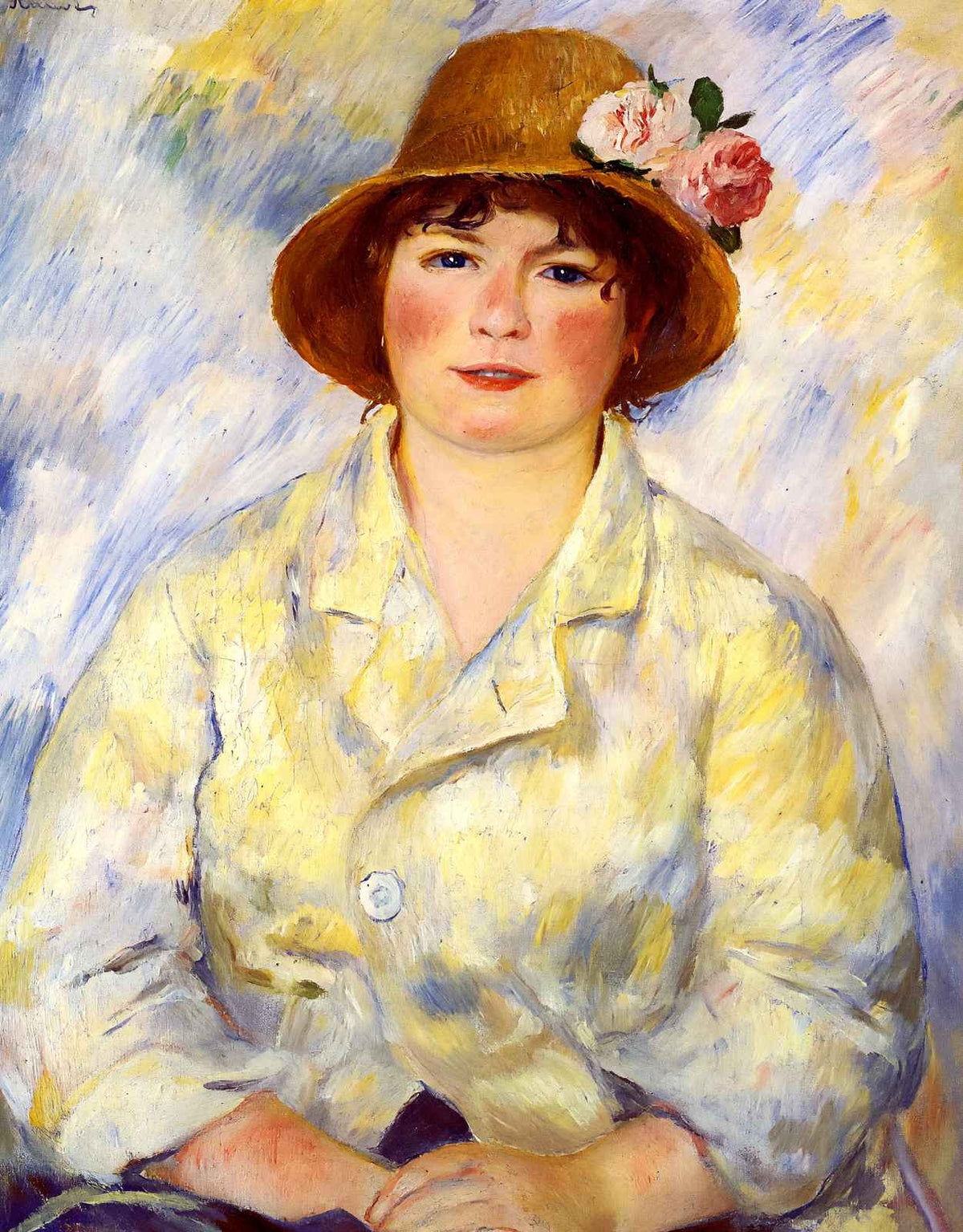 Aline Charigot (Future Madame Renoir) Art Print 1885 by Renoir (6 Sizes)