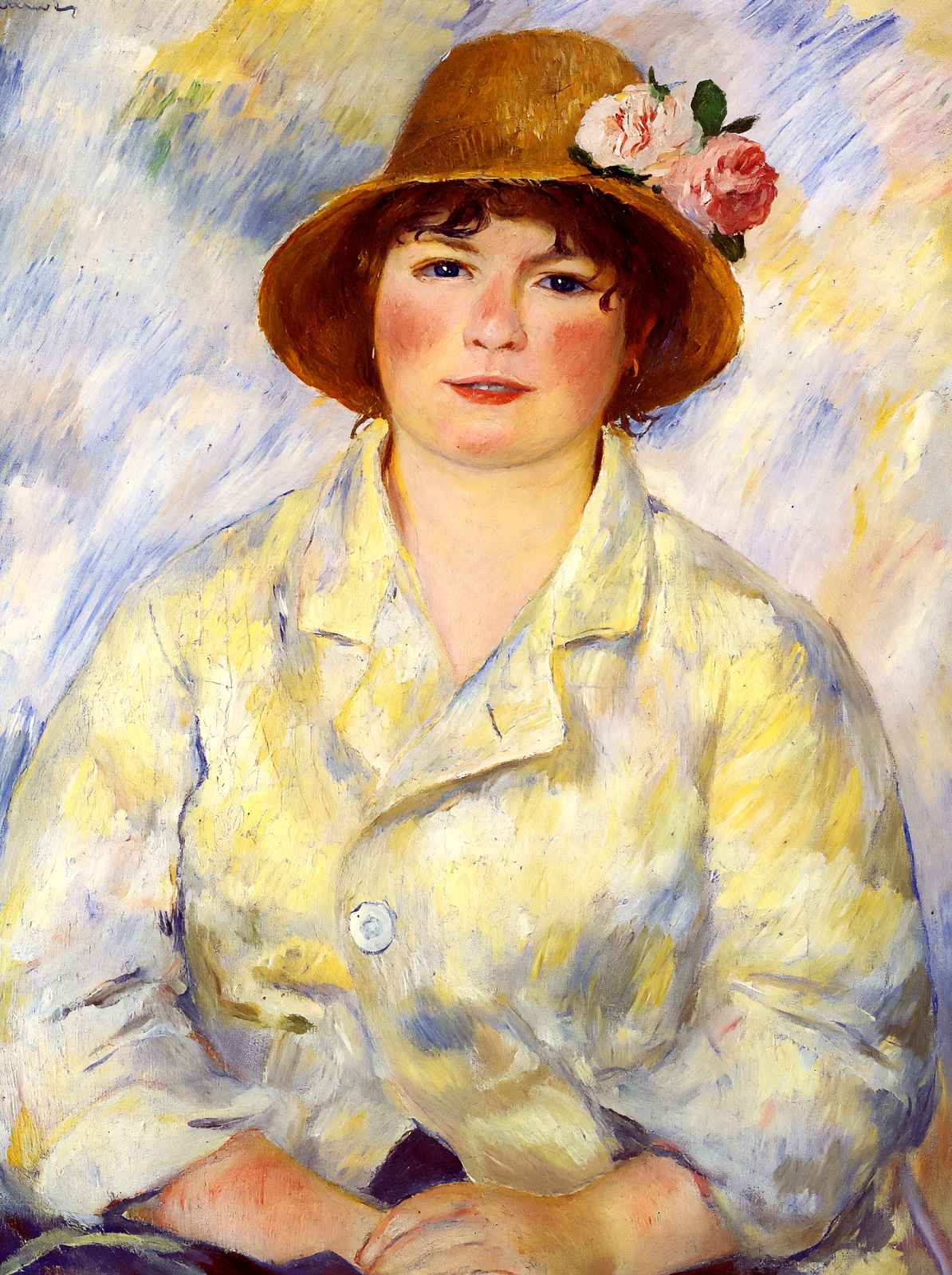 Aline Charigot (Future Madame Renoir) Art Print 1885 by Renoir (6 Sizes)