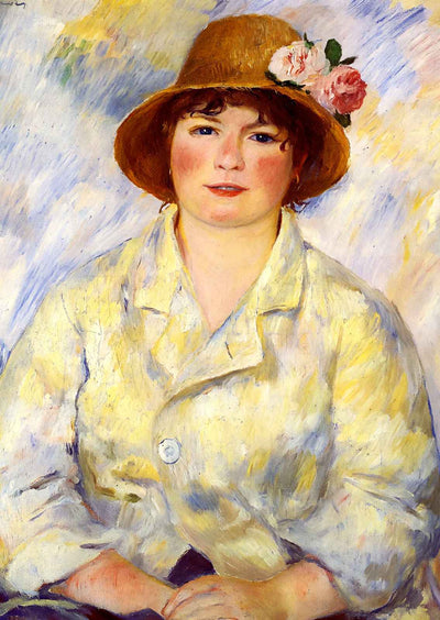 Aline Charigot (Future Madame Renoir) Art Print 1885 by Renoir (6 Sizes)