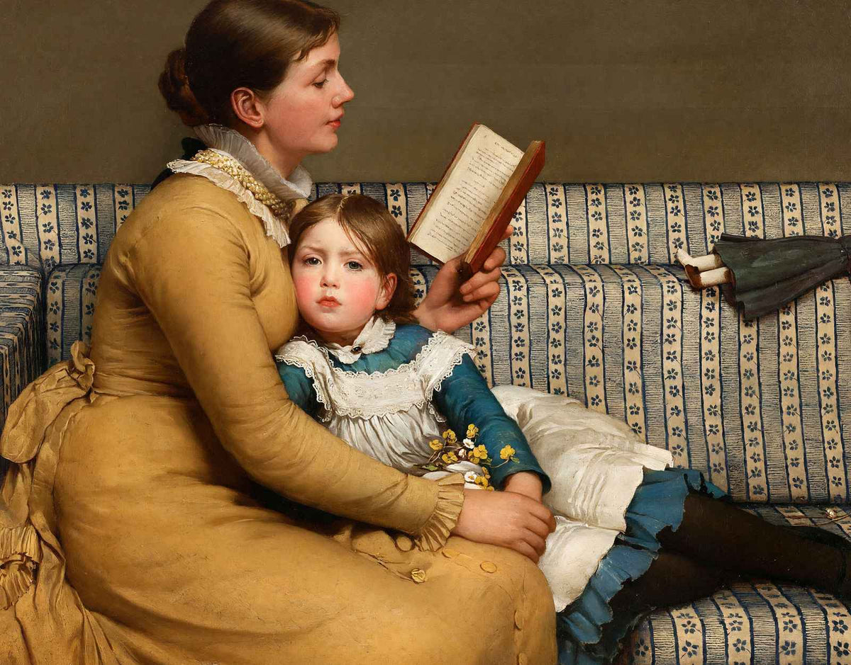 Alice in Wonderland Painting by George Dunlop Leslie Art Print (6 Sizes)