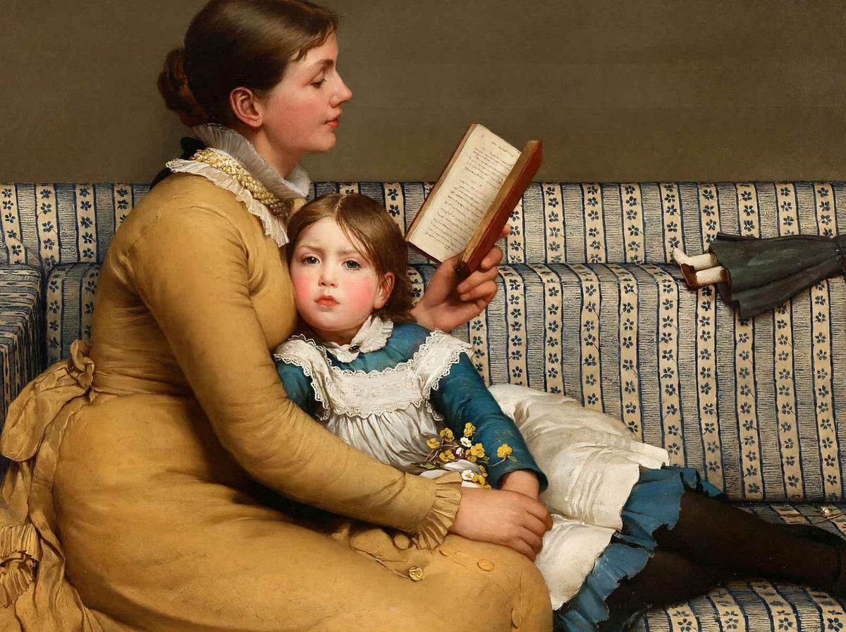 Alice in Wonderland Painting by George Dunlop Leslie Art Print (6 Sizes)