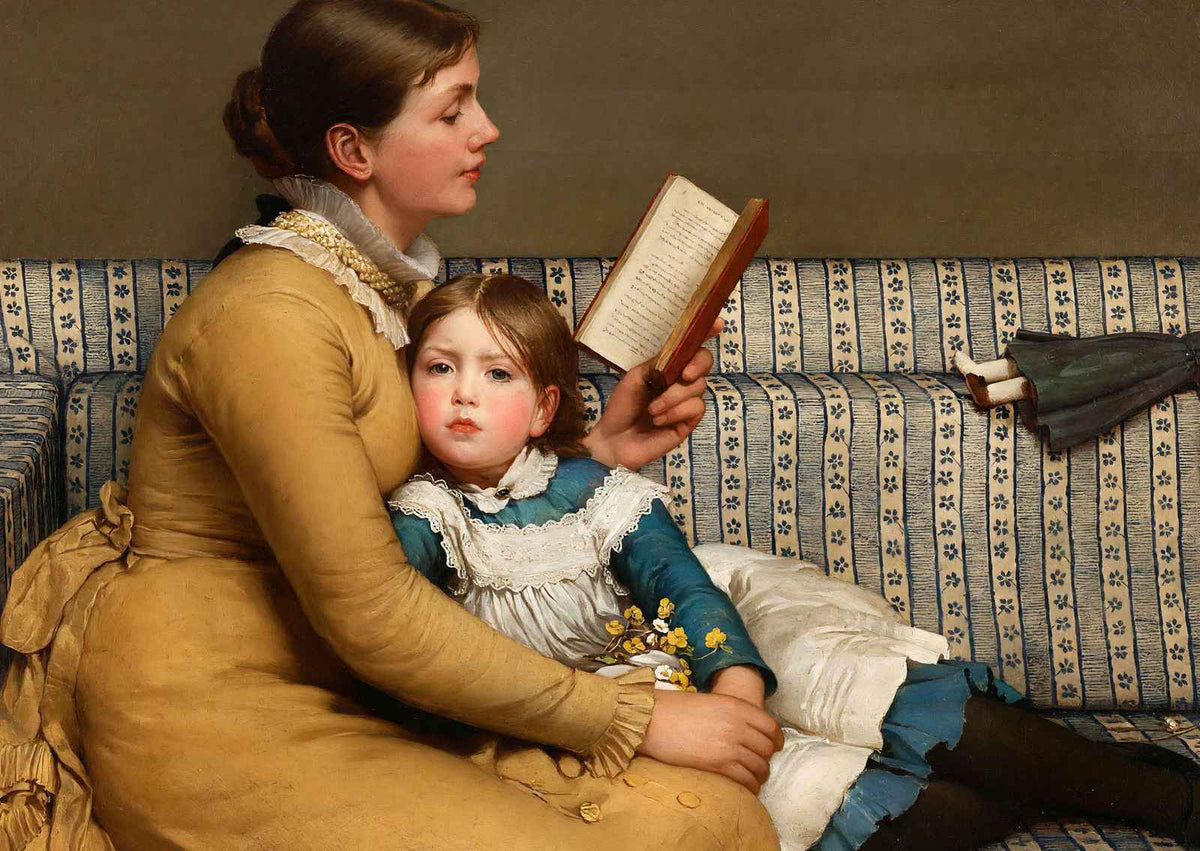 Alice in Wonderland Painting by George Dunlop Leslie Art Print (6 Sizes)