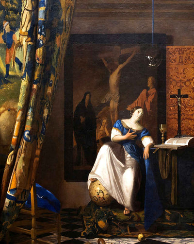 Allegory on Faith fine art print by Johannes Vermeer (1674)