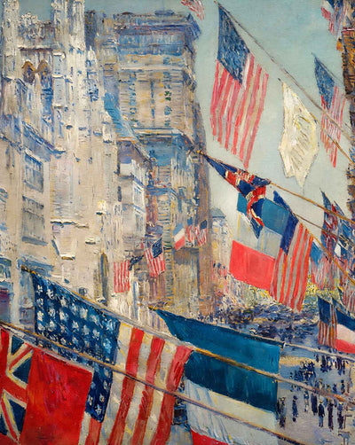 Allies Day art print by Childe Hassam