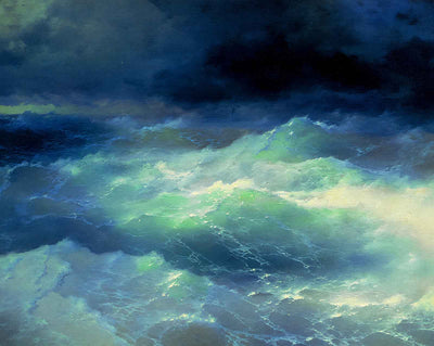 Among the Waves art print by Ivan Aivazovsky Ocean