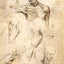 Anatomical Studies of a Male Shoulder painting by Leonardo da Vinci (1509)
