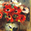 Anemones (1905) painting print by Pierre-Auguste Renoir (1905)