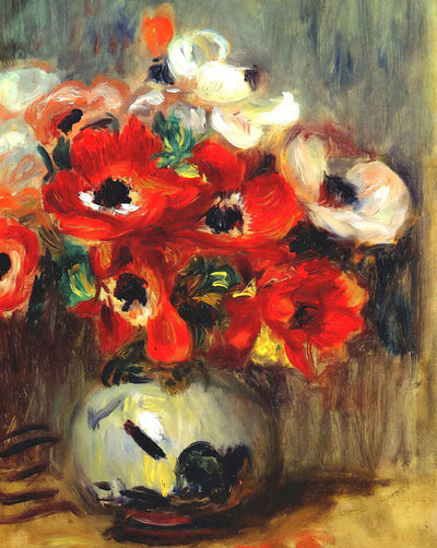 Anemones (1905) painting print by Pierre-Auguste Renoir (1905)
