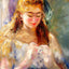 A Needlewoman 1876 Painting by Pierre-Auguste Renoir Art Print (6 Sizes)