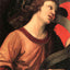 Angel, from the Polyptych of St. Nicolas 1501 Raphael Print (6 Sizes)