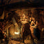 An Iron Forge painting by Joseph Wright