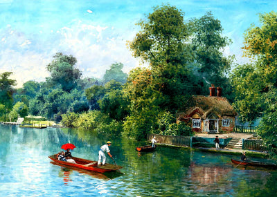 Ankerwyke in 1908 Art Print (7 Sizes) - Acid Free