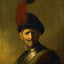An Old Man in Military Costume (Formerly Called Portrait of Rembrandt's Father) art print by Rembrandt (1630)