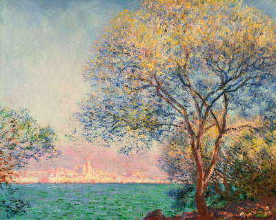 Antibes in the Morning painting print by Claude Monet (1888)