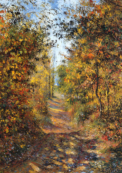 A Path in the Woods, Pontoise Fine Art Print 1879 by Camille Pissarro (6 Sizes)