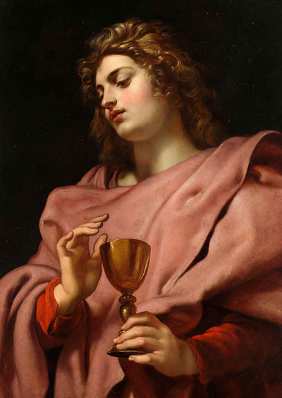 Apostle Saint John Evangelista Art Print Painting by Peter Paul Rubens (6 Sizes)