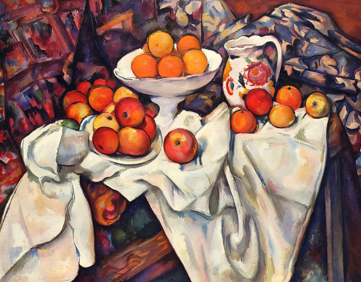 Apples and Oranges Art Print 1900 Painting by Paul Cezanne (6 Sizes)