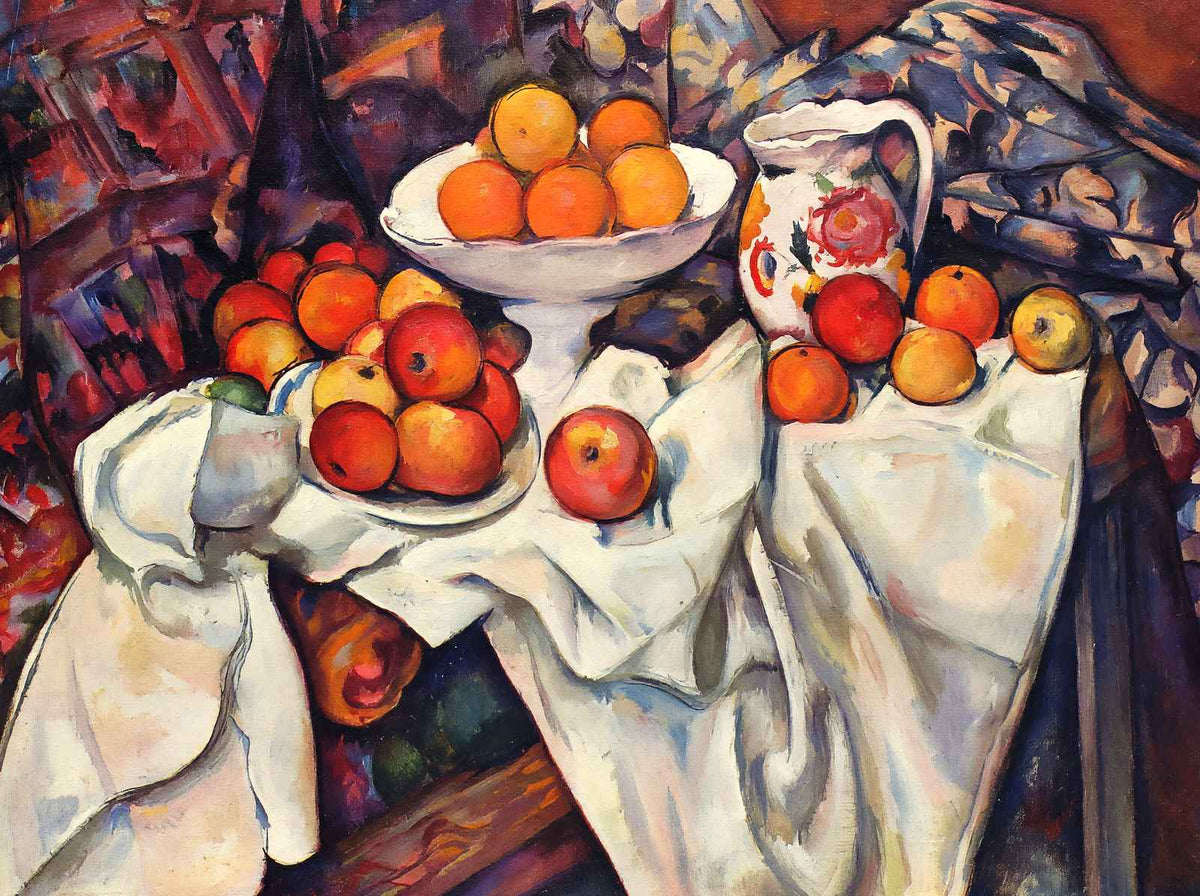 Apples and Oranges Art Print 1900 Painting by Paul Cezanne (6 Sizes)