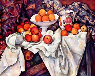Apples and Oranges Painting by Paul Cezanne 8x10" Art Print (Archival Paper)