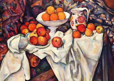 Apples and Oranges Art Print 1900 Painting by Paul Cezanne (6 Sizes)
