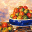 Apples in a Dish Art Print 1883 Painting by Pierre-Auguste Renoir (6 Sizes)