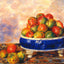 Apples in a Dish Art Print 1883 Painting by Pierre-Auguste Renoir (6 Sizes)