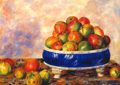 Apples in a Dish Art Print 1883 Painting by Pierre-Auguste Renoir (6 Sizes)