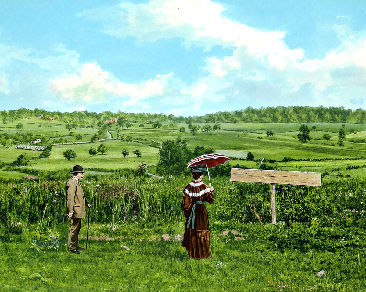 Where Lee and Grant Met vintage print