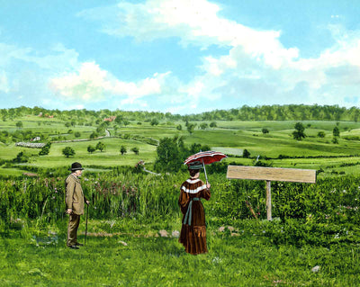 Where Lee and Grant Met vintage print
