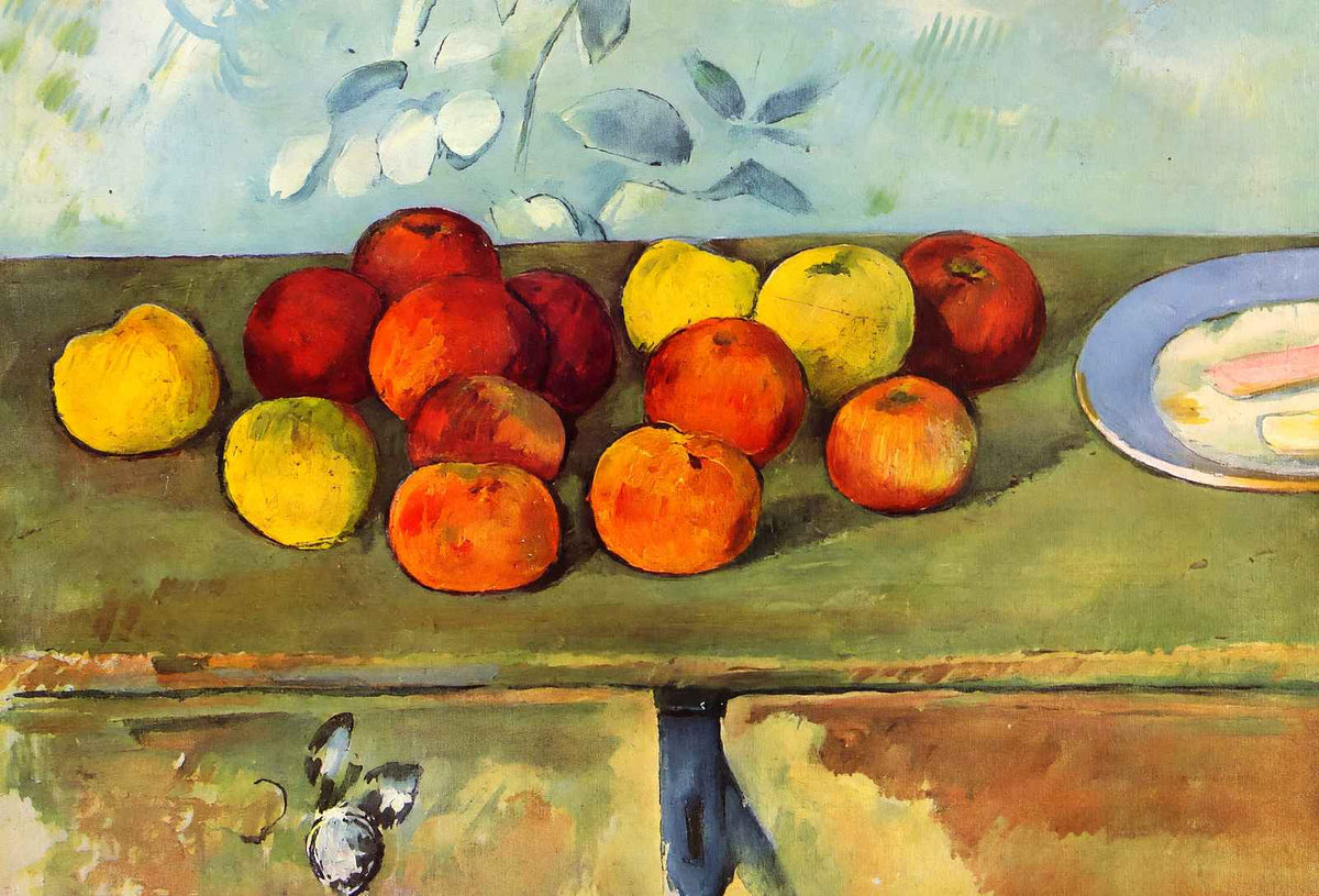 Apples and Biscuits 1895 Painting by Paul Cezanne Art Print (6 Sizes)