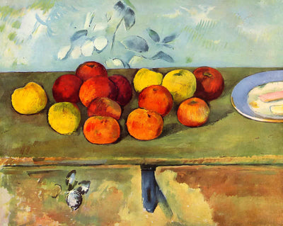 Apples and Biscuits painting by Paul Cezanne (1895)