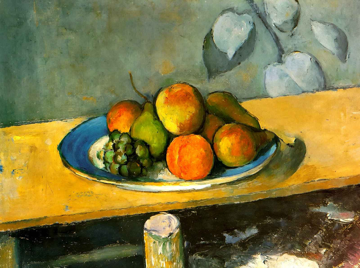 Apples, Pears and Grapes 1880 Painting by Paul Cezanne Art Print (6 Sizes)