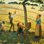 Apple Picking at Eragny-Sur-Epte Art Print 1888 by Camille Pissarro (6 Sizes)