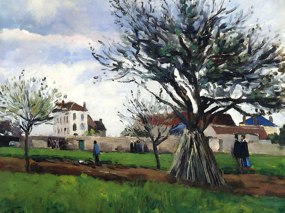 Apple Trees at Pontoise Fine Art Print 1868 by Camille Pissarro (6 Sizes)