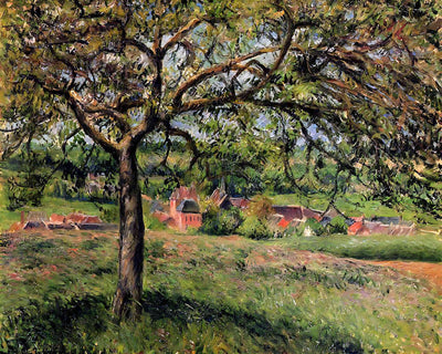 Apple Tree at Eragny Painting by Camille Pissarro 8x10" Art Print - Acid Free