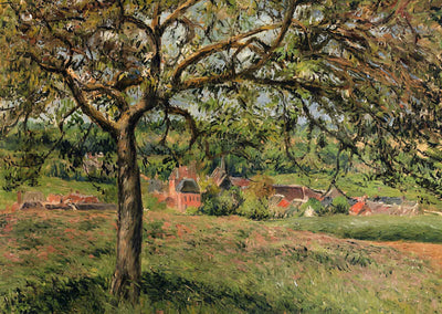 Apple Tree at Eragny 1884 Painting by Camille Pissarro Art Print (6 Sizes)