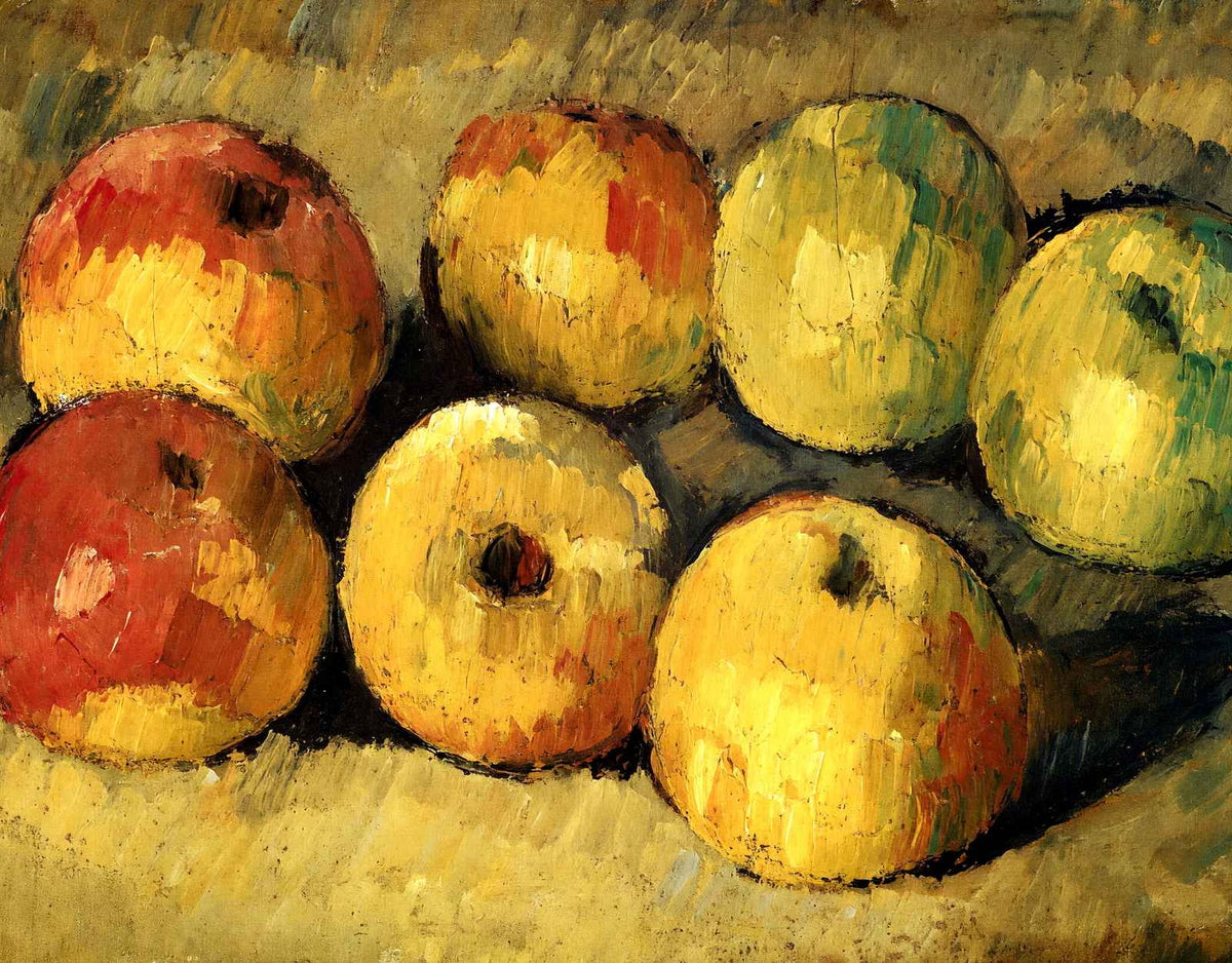 Apples Art Print 1878 Painting by Paul Cezanne (6 Sizes) - Premium Print