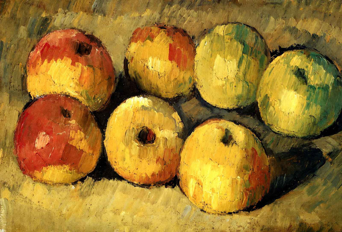 Apples Art Print 1878 Painting by Paul Cezanne (6 Sizes) - Premium Print