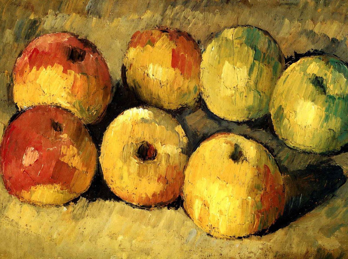 Apples Art Print 1878 Painting by Paul Cezanne (6 Sizes) - Premium Print
