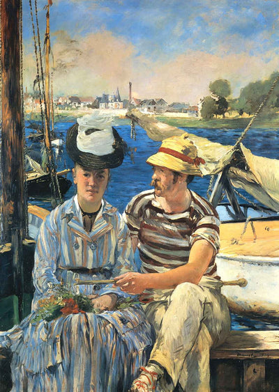 Argenteuil Art Print 1874 Painting by Edouard Manet (6 Sizes) - Acid Free