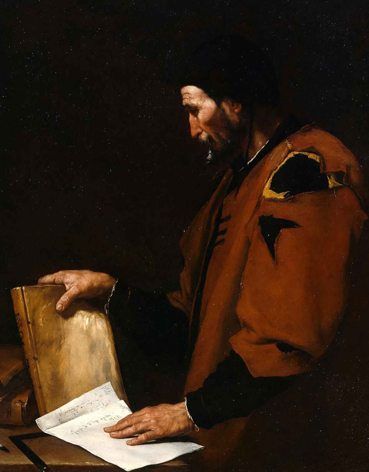 Aristotle Professional Art Print Painting by Jusepe de Ribera (6 Sizes)