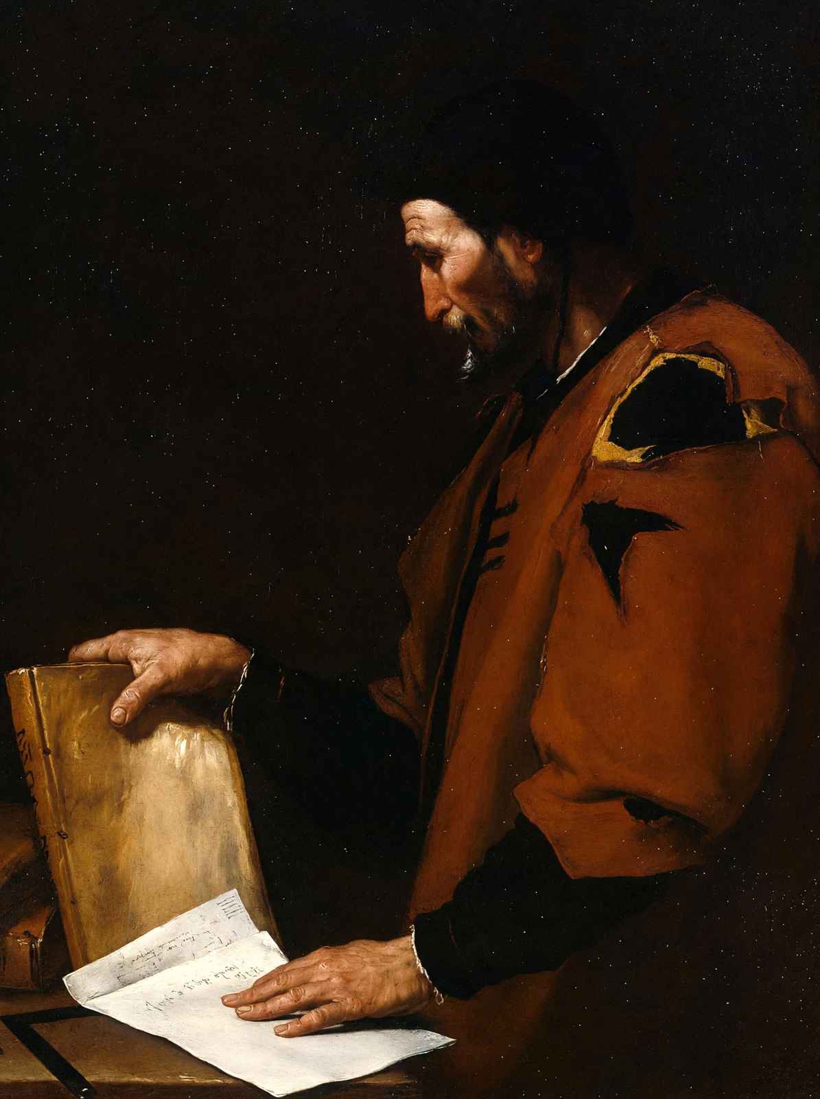 Aristotle Professional Art Print Painting by Jusepe de Ribera (6 Sizes)