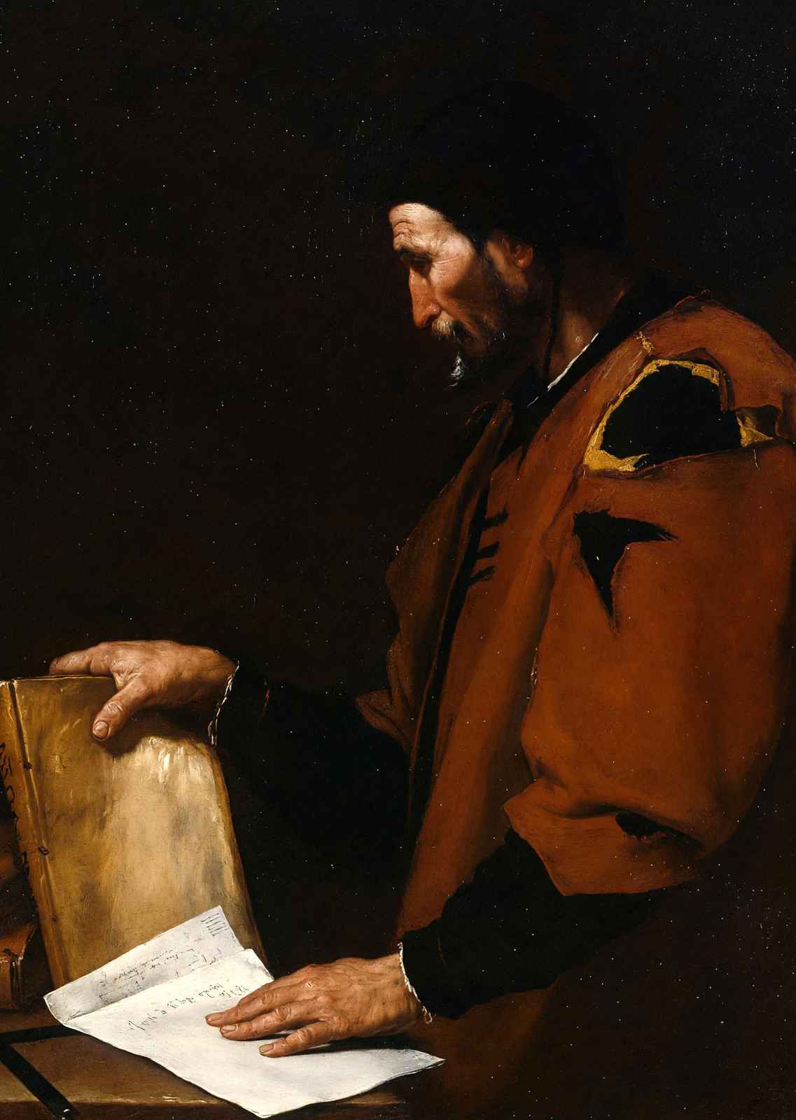 Aristotle Professional Art Print Painting by Jusepe de Ribera (6 Sizes)