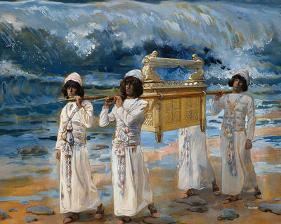 Ark Passes Over the Jordan painting by James Tissot