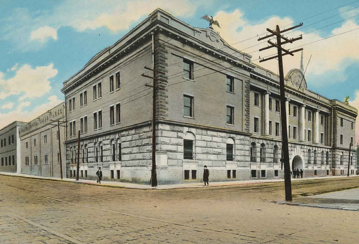 The Armory Louisville in 1904 Vintage Print (7 Sizes) - Premium Quality