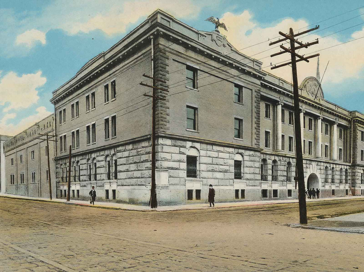 The Armory Louisville in 1904 Vintage Print (7 Sizes) - Premium Quality