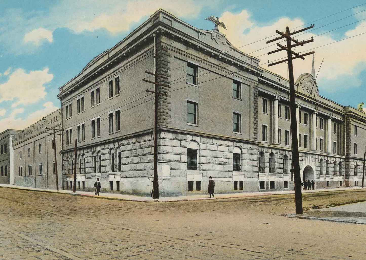 The Armory Louisville in 1904 Vintage Print (7 Sizes) - Premium Quality